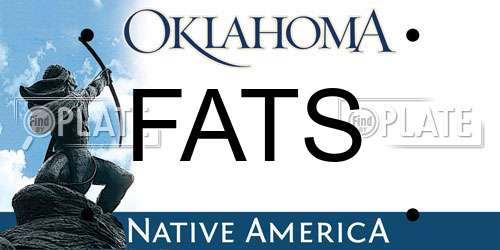 FATS Oklahoma License Plate