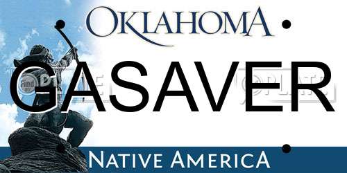 GASAVER Oklahoma License Plate