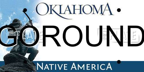 GOROUND Oklahoma License Plate