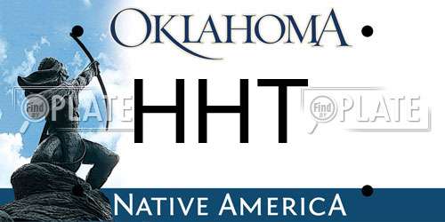 HHT Oklahoma License Plate
