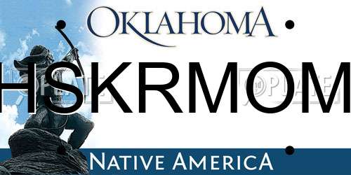 HSKRMOM Oklahoma License Plate