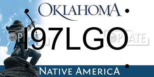 I97LGO Oklahoma License Plate
