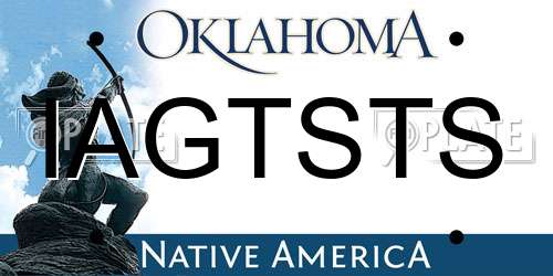 IAGTSTS Oklahoma License Plate