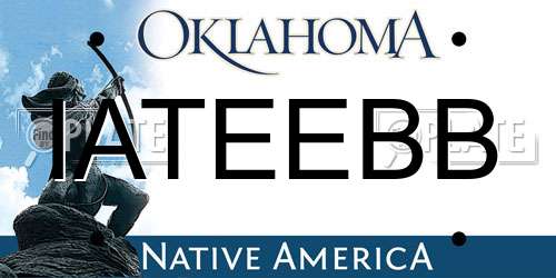 IATEEBB Oklahoma License Plate