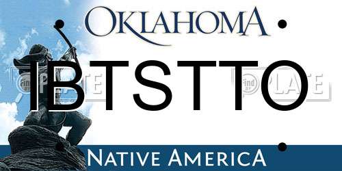 IBTSTTO Oklahoma License Plate