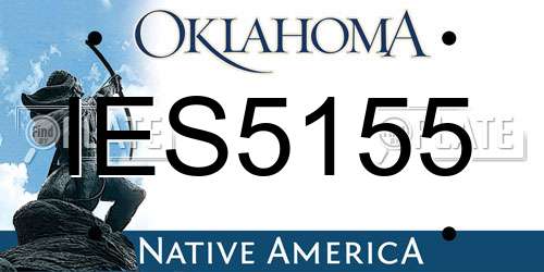 IES5155 Oklahoma License Plate