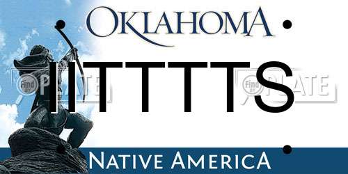 IITTTTS Oklahoma License Plate