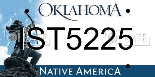 IST5225 Oklahoma License Plate