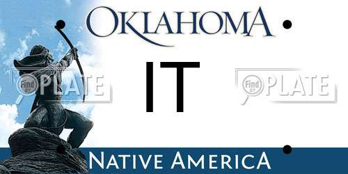 IT Oklahoma License Plate