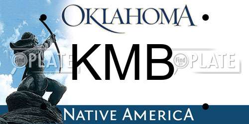 KMB Oklahoma License Plate