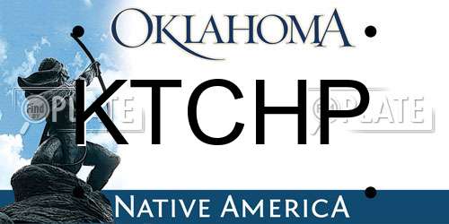 KTCHP Oklahoma License Plate
