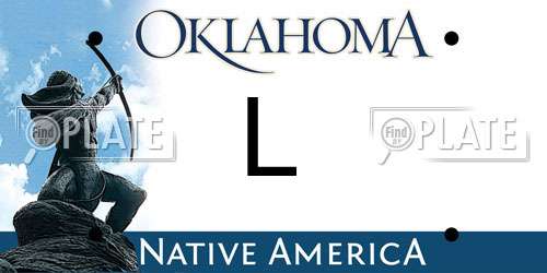 L Oklahoma License Plate
