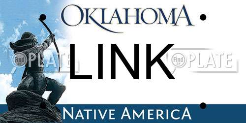 LINK Oklahoma License Plate