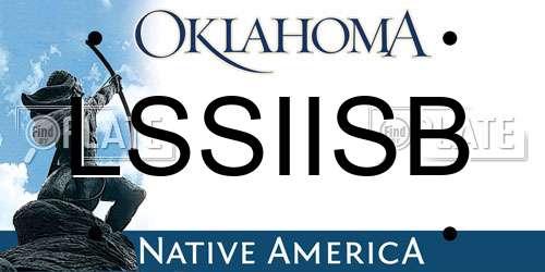 LSSIISB Oklahoma License Plate