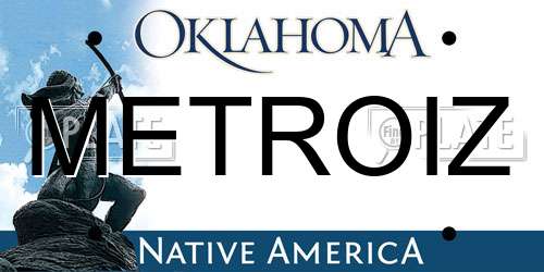 METROIZ Oklahoma License Plate