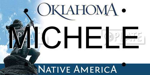 MICHELE Oklahoma License Plate