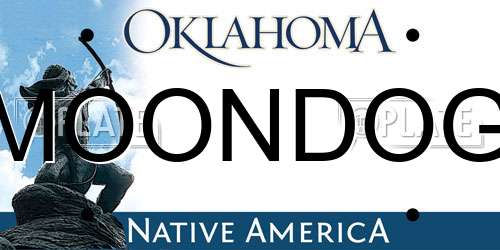 MOONDOG Oklahoma License Plate