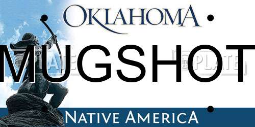 MUGSHOT Oklahoma License Plate