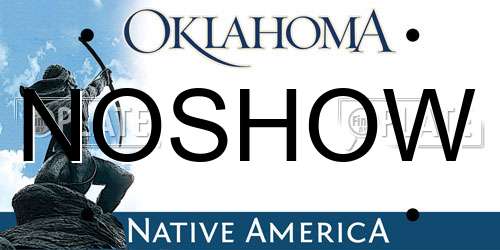 NOSHOW Oklahoma License Plate