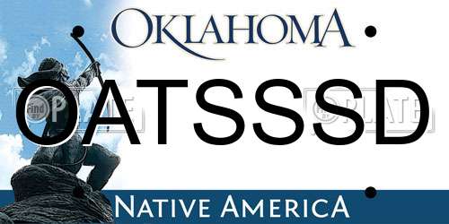 OATSSSD Oklahoma License Plate