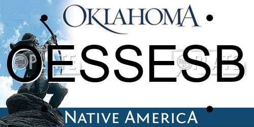 OESSESB Oklahoma License Plate