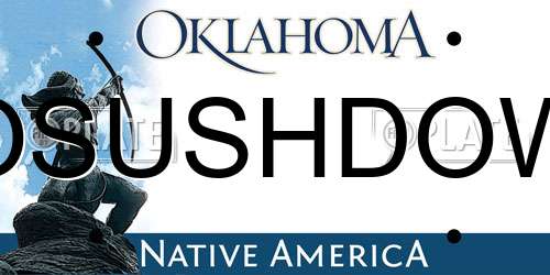 OSUSHDOW Oklahoma License Plate