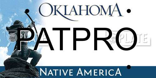 PATPRO Oklahoma License Plate