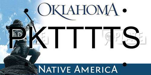 PKTTTTS Oklahoma License Plate