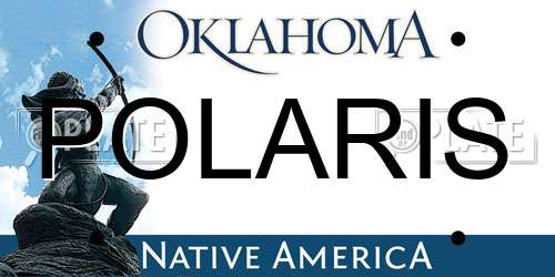 POLARIS Oklahoma License Plate