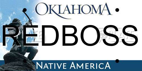 REDBOSS Oklahoma License Plate