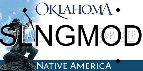 SLNGMOD Oklahoma License Plate