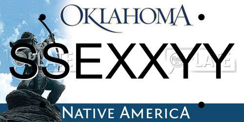 SSEXXYY Oklahoma License Plate