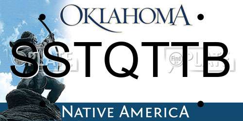 SSTQTTB Oklahoma License Plate