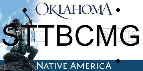 STTBCMG Oklahoma License Plate