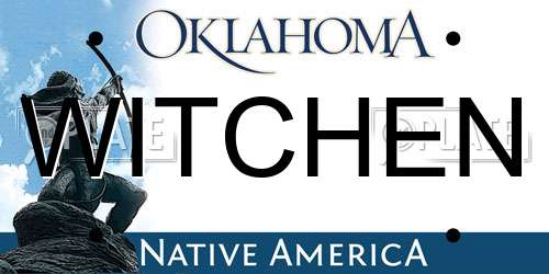 WITCHEN Oklahoma License Plate