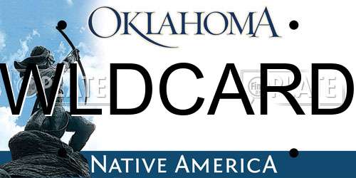 WLDCARD Oklahoma License Plate