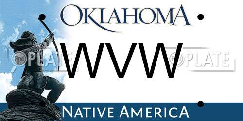 WVW Oklahoma License Plate
