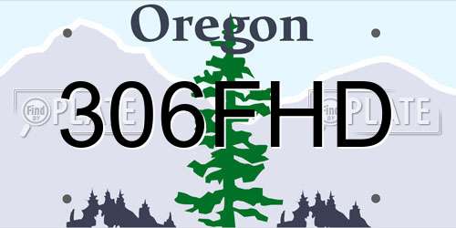 306FHD Oregon License Plate