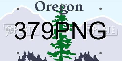 379PNG Oregon License Plate