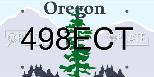 498ECT Oregon License Plate