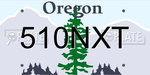 510NXT Oregon License Plate