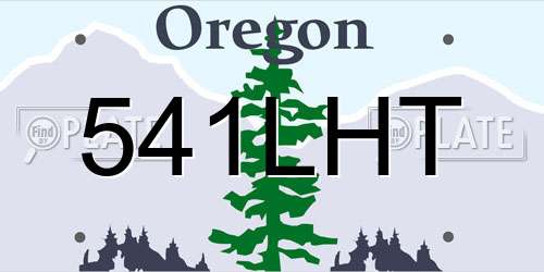 541LHT Oregon License Plate