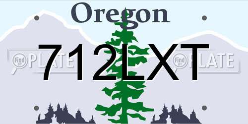 712LXT Oregon License Plate