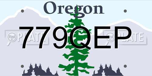 779QEP Oregon License Plate