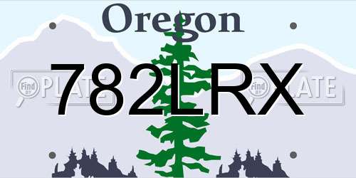 782LRX Oregon License Plate
