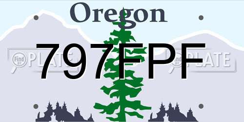 797FPF Oregon License Plate