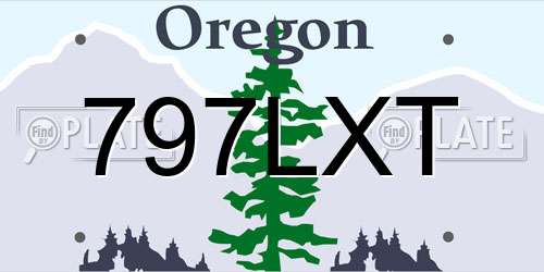 797LXT Oregon License Plate