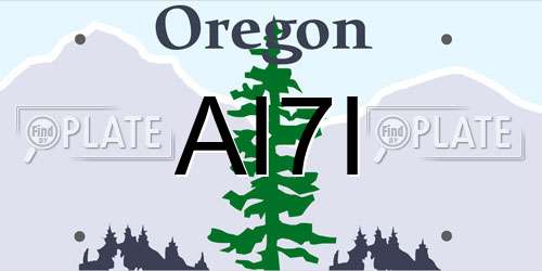 AI7I Oregon License Plate