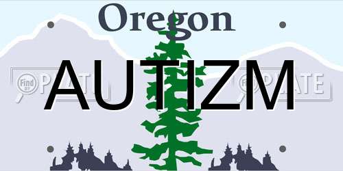 AUTIZM Oregon License Plate