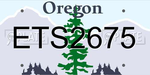 ETS2675 Oregon License Plate